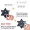 Toy of The Year Award Winning Family Board Game. 165,888 Possible Puzzles by Filling in Colored Shapes with Blockers to Complete A Star! Golden Star Twist!